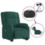 Sillón masaje eléctrico reclinable elevable tela verde oscuro de , Sillones - Ref: Foro24-3205244, Precio: 346,23 €, Descuent...