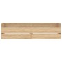 Sonoma oak bed frame with drawers 100x200 cm by , Beds and slatted bases - Ref: Foro24-3207338, Price: 176,31 €, Discount: %