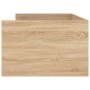 Estructura de cama con cajones roble Sonoma 100x200 cm de , Camas y somieres - Ref: Foro24-3207338, Precio: 174,93 €, Descuen...