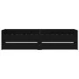 Bettgestell mit Schubladen schwarz 90x200 cm von , Betten und Lattenroste - Ref: Foro24-3207344, Preis: 234,35 €, Rabatt: %