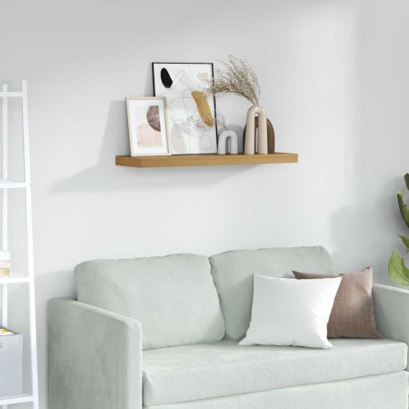 Estante de pared Marrón 80 x 23,5 x 4 cm Madera de ingeniería en Estantes y estanterías | Comprar online en Foro24