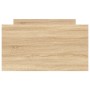 Sonoma oak bed frame with drawers 90x200 cm by , Beds and slatted bases - Ref: Foro24-3207373, Price: 179,14 €, Discount: %