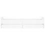 Weißer Bettrahmen mit Schubladen 90x190 cm von , Betten und Lattenroste - Ref: Foro24-3207378, Preis: 170,95 €, Rabatt: %