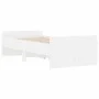White bed frame with drawers 90x190 cm by , Beds and slatted bases - Ref: Foro24-3207378, Price: 168,67 €, Discount: %