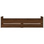 Brown oak bed frame with drawers 90x190 cm by , Beds and slatted bases - Ref: Foro24-3207384, Price: 162,56 €, Discount: %