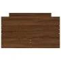 Brown oak bed frame with drawers 90x190 cm by , Beds and slatted bases - Ref: Foro24-3207384, Price: 160,77 €, Discount: %