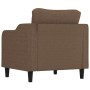 Brown fabric armchair 60 cm by , Sofas - Ref: Foro24-359346, Price: 144,90 €, Discount: %