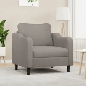 Taupe gray fabric armchair 60 cm by , Sofas - Ref: Foro24-359350, Price: 194,16 €, Discount: %