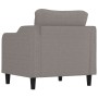 Sillón de tela gris taupé 60 cm de , Sofás - Ref: Foro24-359350, Precio: 160,14 €, Descuento: %