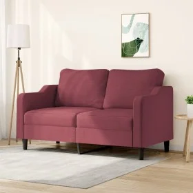 2-seater red fabric sofa 140 cm by , Sofas - Ref: Foro24-359365, Price: 222,48 €, Discount: %