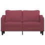 2-seater red fabric sofa 140 cm by , Sofas - Ref: Foro24-359365, Price: 222,48 €, Discount: %