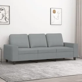3 seater sofa in light gray fabric 180 cm by , Sofas - Ref: Foro24-359399, Price: 244,77 €, Discount: %