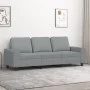 3 seater sofa in light gray fabric 180 cm by , Sofas - Ref: Foro24-359399, Price: 244,77 €, Discount: %