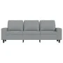 3 seater sofa in light gray fabric 180 cm by , Sofas - Ref: Foro24-359399, Price: 244,77 €, Discount: %