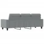 3 seater sofa in light gray fabric 180 cm by , Sofas - Ref: Foro24-359399, Price: 244,77 €, Discount: %