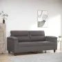 Sofá de 2 plazas de cuero sintético gris 140 cm de , Sofás - Ref: Foro24-359585, Precio: 228,85 €, Descuento: %