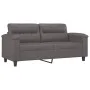 2-Sitzer-Sofa aus grauem Kunstleder, 140 cm von , Sofas - Ref: Foro24-359585, Preis: 228,85 €, Rabatt: %