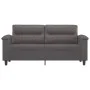 2-Sitzer-Sofa aus grauem Kunstleder, 140 cm von , Sofas - Ref: Foro24-359585, Preis: 228,85 €, Rabatt: %