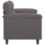 Gray synthetic leather 2-seater sofa 140 cm by , Sofas - Ref: Foro24-359585, Price: 232,34 €, Discount: %