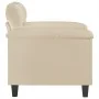 Cream microfiber fabric armchair 60 cm by , Sofas - Ref: Foro24-359553, Price: 198,68 €, Discount: %