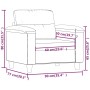 Cremefarbener Sessel aus Mikrofaserstoff, 60 cm von , Sofas - Ref: Foro24-359553, Preis: 202,38 €, Rabatt: %