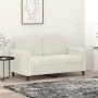 Cream velvet 2-seater sofa 120 cm by , Sofas - Ref: Foro24-359440, Price: 244,77 €, Discount: %