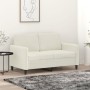 Sofá de 2 plazas terciopelo color crema 120 cm de , Sofás - Ref: Foro24-359440, Precio: 249,44 €, Descuento: %