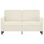 Cream velvet 2-seater sofa 120 cm by , Sofas - Ref: Foro24-359440, Price: 244,77 €, Discount: %