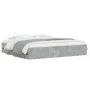 Cama con cajones madera ingeniería gris hormigón 180x200 cm de , Camas y somieres - Ref: Foro24-3207255, Precio: 183,12 €, De...