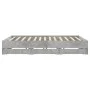 Concrete gray engineered wood bed with drawers 180x200 cm by , Beds and slatted bases - Ref: Foro24-3207255, Price: 183,13 €,...