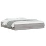 Sonoma gray engineered wood bed with drawers 180x200 cm by , Beds and slatted bases - Ref: Foro24-3207257, Price: 185,42 €, D...
