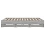Sonoma gray engineered wood bed with drawers 180x200 cm by , Beds and slatted bases - Ref: Foro24-3207257, Price: 185,42 €, D...