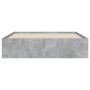 Cama con cajones madera ingeniería gris hormigón 120x200 cm de , Camas y somieres - Ref: Foro24-3207283, Precio: 211,44 €, De...