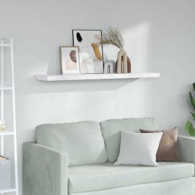 Estante de pared Mármol 120 x 23,5 x 4 cm Madera de ingeniería en Estantes y estanterías | Comprar online en Foro24