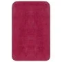 3-teiliges Badematten-Set aus Stoff in Fuchsia von vidaXL, Teppiche und Badematten - Ref: Foro24-133226, Preis: 21,42 €, Raba...