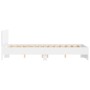 White bed frame with headboard 120x190 cm by , Beds and slatted bases - Ref: Foro24-3207511, Price: 174,64 €, Discount: %
