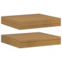 Estante de pared 2 pcs Beige 23 x 23,5 x 4 cm en Estantes y estanterías | Comprar online en Foro24