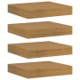 Estante de pared 4 pcs Beige 23 x 23,5 x 4 cm en Estantes y estanterías | Comprar online en Foro24