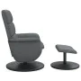 Liegender Massagesessel mit Fußstütze aus grauem Kunstleder von , Sessel - Ref: Foro24-356730, Preis: 137,40 €, Rabatt: %