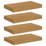 Estante de pared 4 pcs Beige 40 x 23,5 x 4 cm en Estantes y estanterías | Comprar online en Foro24