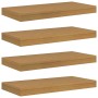 Estante de pared 4 pcs Beige 50 x 23,5 x 4 cm en Estantes y estanterías | Comprar online en Foro24