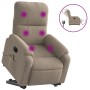 Anhebbarer elektrischer Massagesessel mit taupegrauem Stoff von , Sessel - Ref: Foro24-3204950, Preis: 367,34 €, Rabatt: %