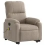 Anhebbarer elektrischer Massagesessel mit taupegrauem Stoff von , Sessel - Ref: Foro24-3204950, Preis: 394,04 €, Rabatt: %