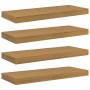 Estante de pared Montaje en la pared 4 pcs Beige 50 x 23 x 4 cm en Estantes y estanterías | Comprar online en Foro24