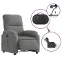 Anhebbarer elektrischer Massagesessel aus dunkelgrauem Stoff von , Sessel - Ref: Foro24-3204952, Preis: 399,94 €, Rabatt: %