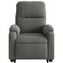 Sillón masaje eléctrico reclinable elevable tela gris oscuro de , Sillones - Ref: Foro24-3204952, Precio: 332,15 €
