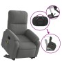 Sillón masaje eléctrico reclinable elevable tela gris oscuro de , Sillones - Ref: Foro24-3204952, Precio: 332,15 €