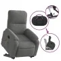 Sillón reclinable masaje elevable tela microfibra gris oscuro de , Sillones - Ref: Foro24-3204938, Precio: 357,83 €, Descuent...