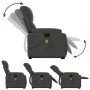 Sillón reclinable masaje elevable tela microfibra gris oscuro de , Sillones - Ref: Foro24-3204938, Precio: 357,83 €, Descuent...