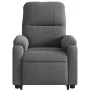 Sillón reclinable masaje elevable tela microfibra gris oscuro de , Sillones - Ref: Foro24-3204938, Precio: 357,83 €, Descuent...